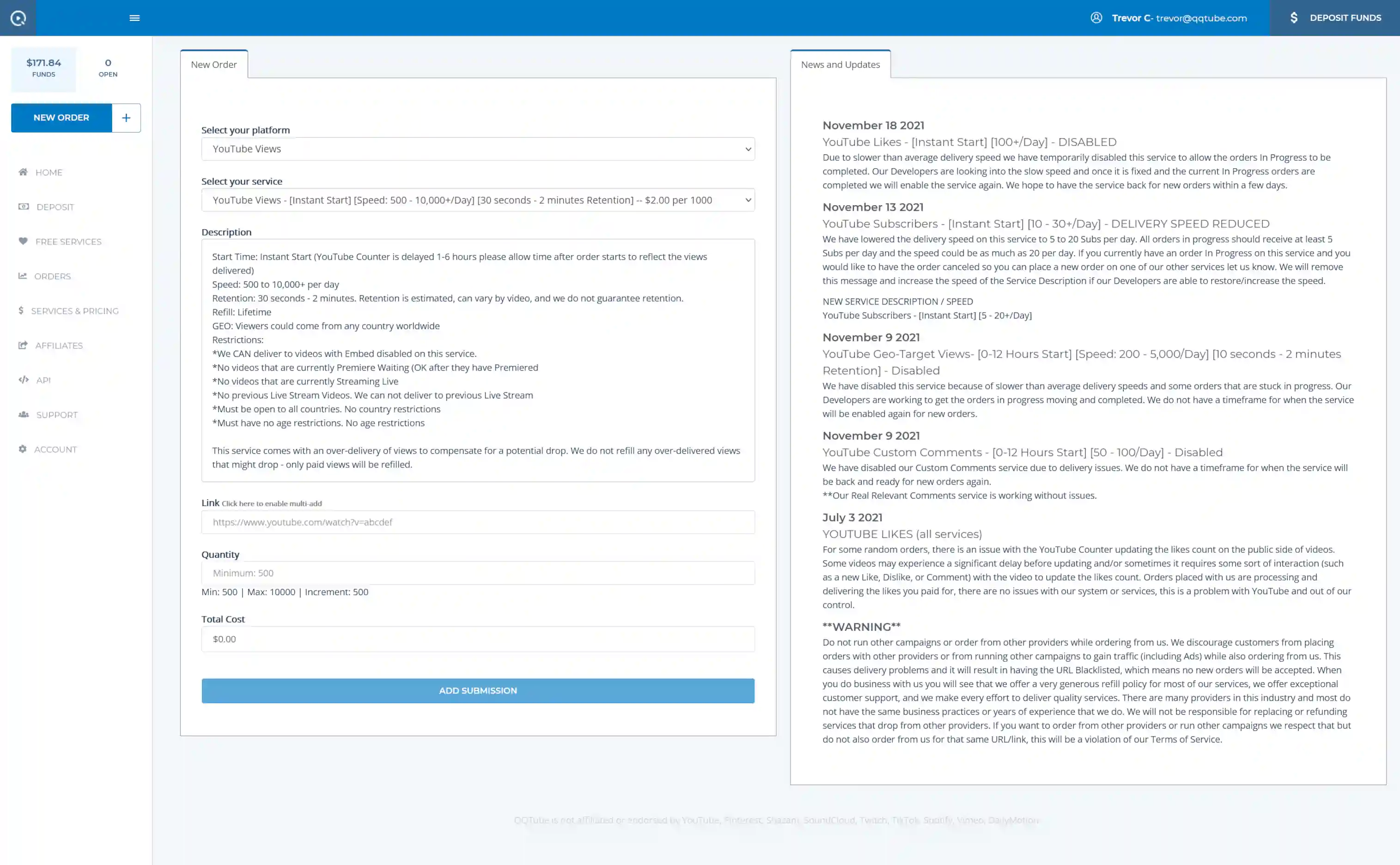Qqtube Buy Youtube Views Subscribers Likes More